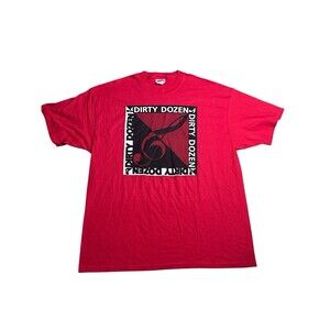 Vintage‎ 90s Dirty Dozen Brass Band T Shirt Mens Size XL Single Stitch